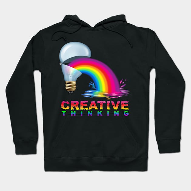 Creative Thinking Hoodie by lightidea